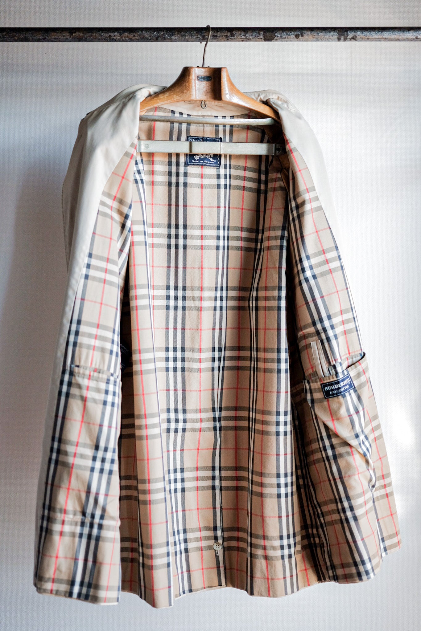 70's】Vintage Burberry's Single Raglan Balmacaan Coat C100 Size.52REG