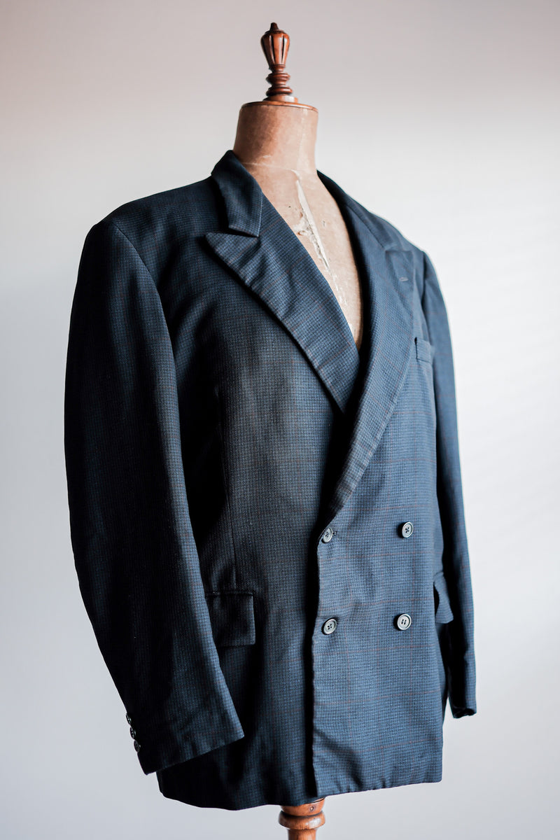 40's】French Vintage Double Breasted Suits Set Up 