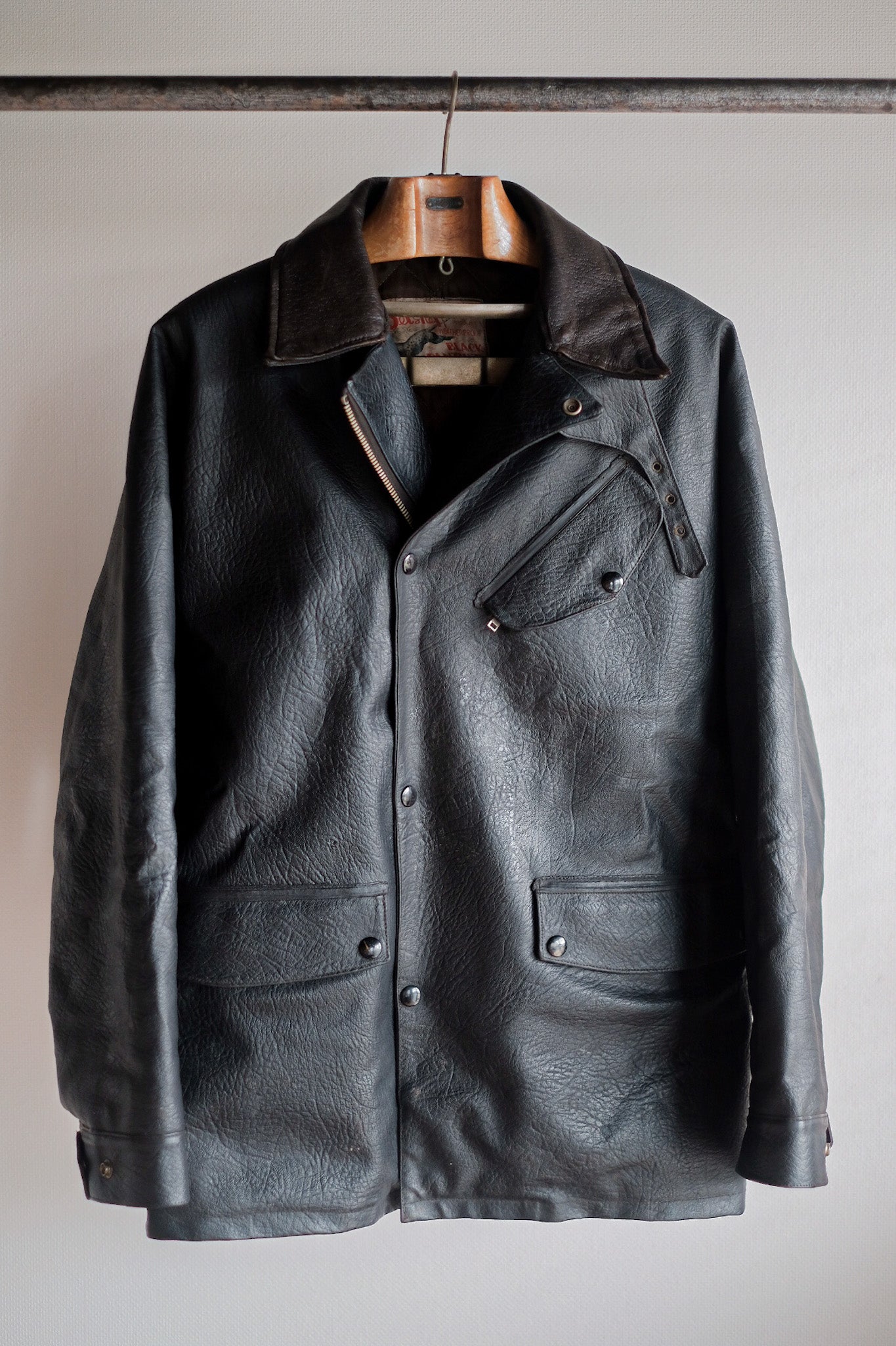 ［~50's］Vintage Belstaff P.V.C Suit "BLACK PANTHER"