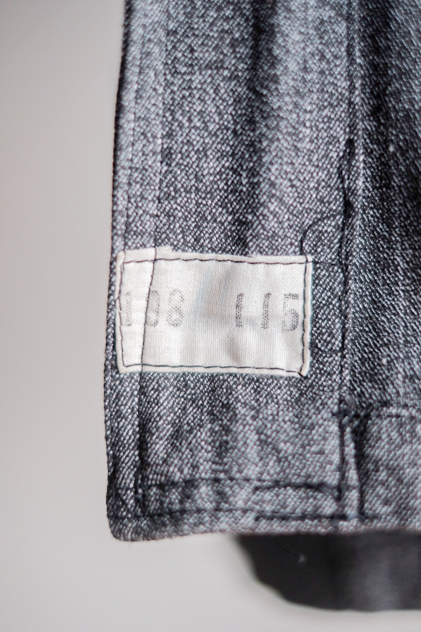 ［~50's］French Vintage PTT Black Chambray Atelier Coat “Dead Stock”