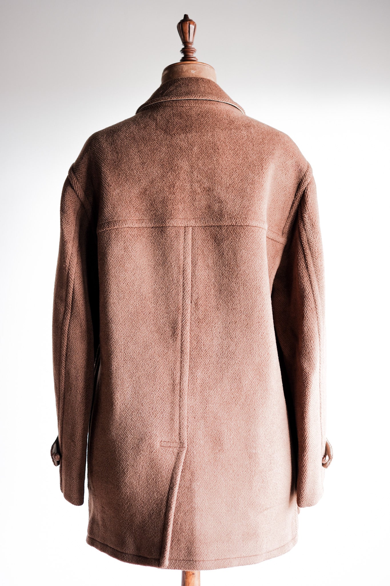 【~90's】Old INVERTERE Wool Jacket With Chin Strap "Moorbrook"