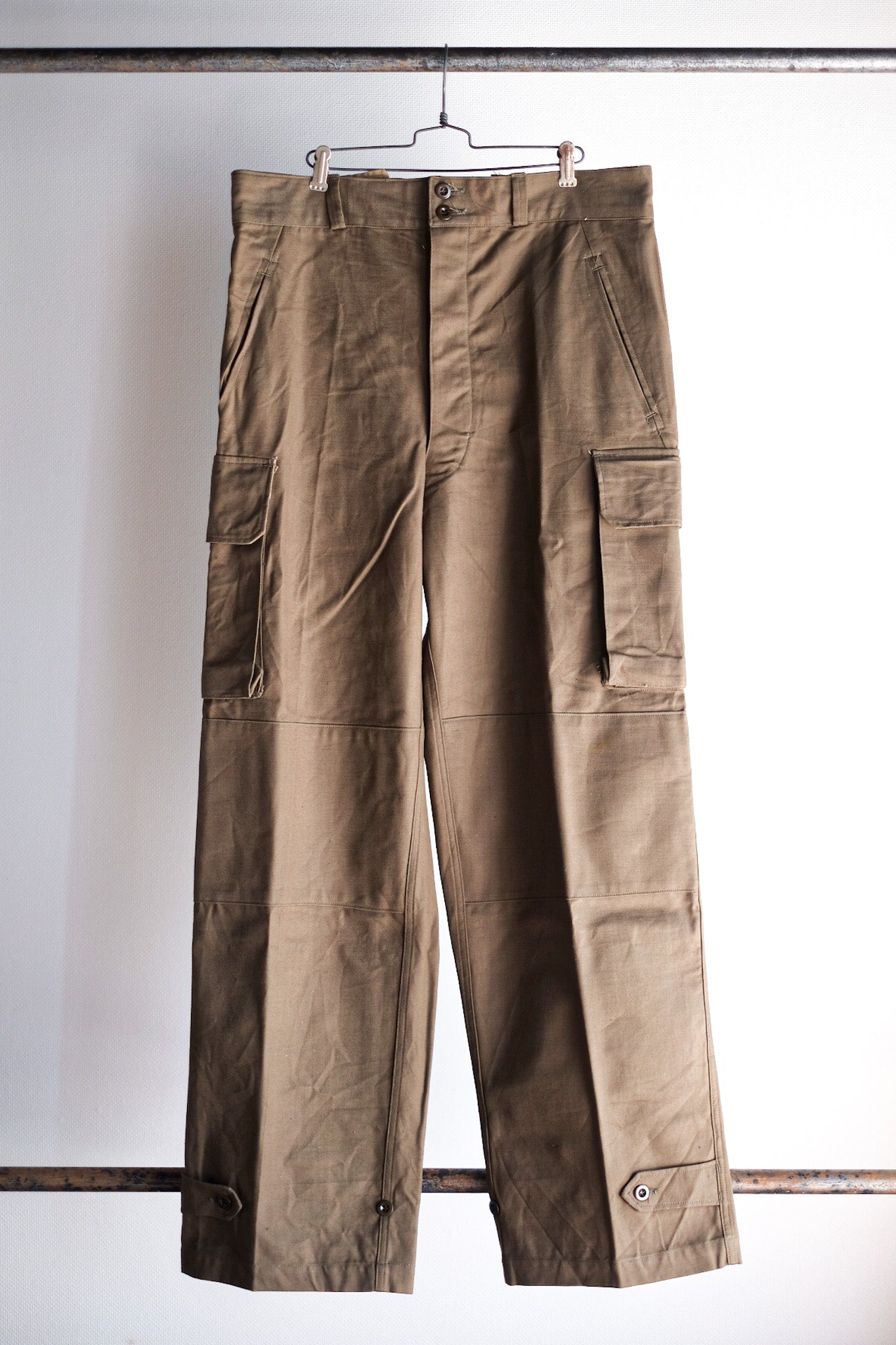 [~ 50's] French Army M47 Field Trousers Size.45 "Dead Stock"