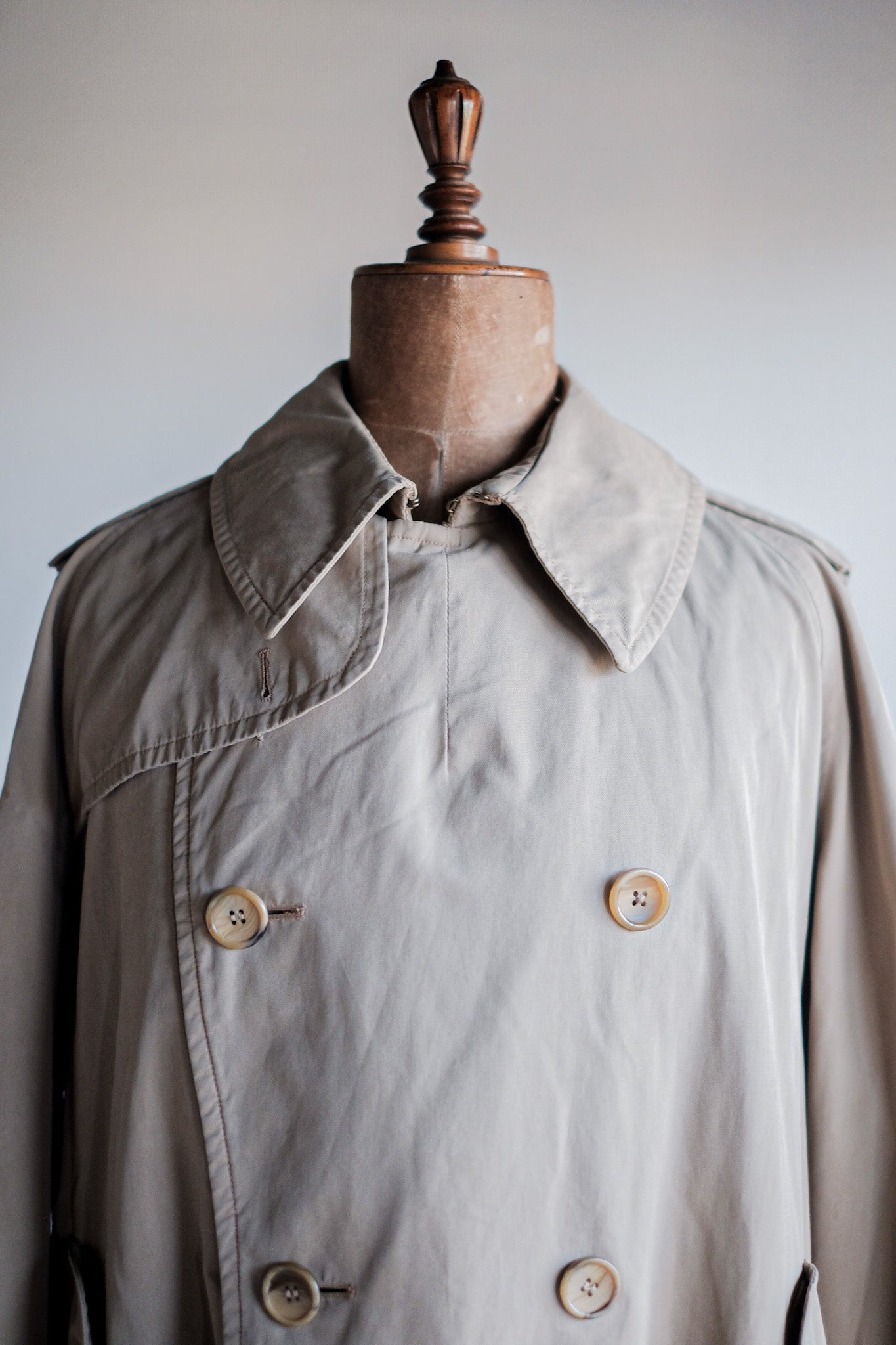 ［~60's］Vintage Burberry's Single Raglan Trench Coat "COMMANDER Ⅱ"