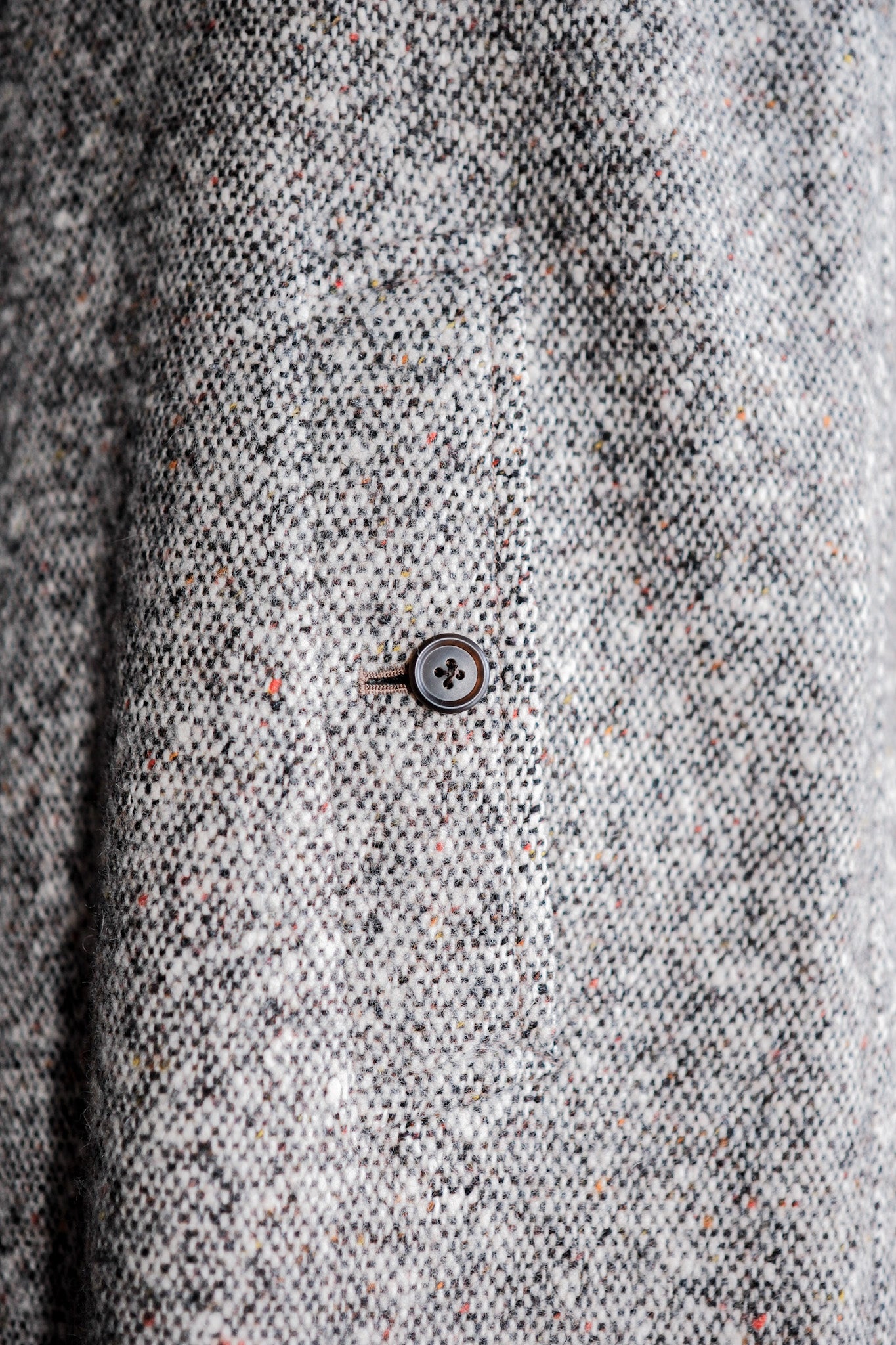 ［~70's］Vintage Burberry's Single Raglan Balmacaan Coat Size.38R "IRISH TWEED" "RAINBOW C 別注"