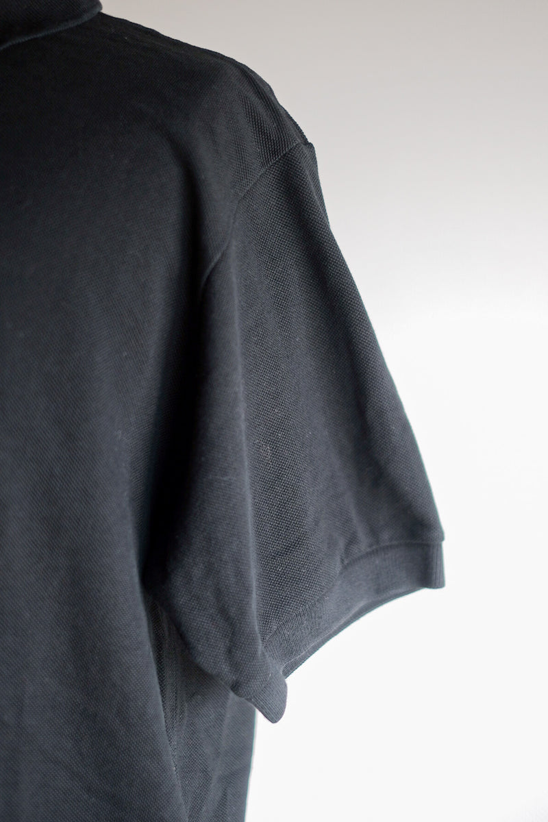 [~ 80's] Chemise Lacoste S/S Polo Size.5 "Black"