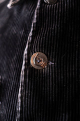 [~ 40's] Veste de gardien de chasse vintage en velours noire vintage