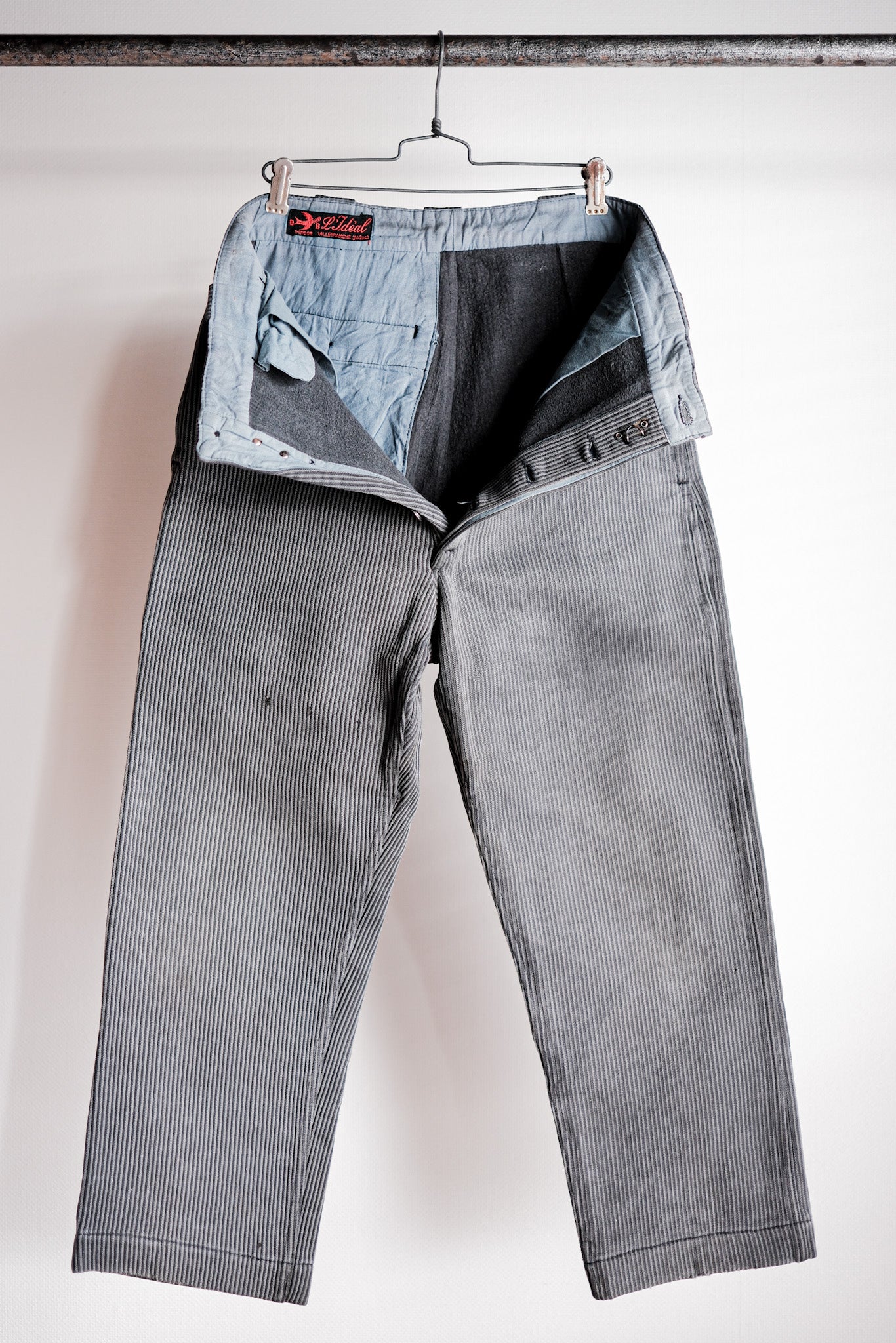 ［~50's］French Vintage Cotton Pique Work Pants