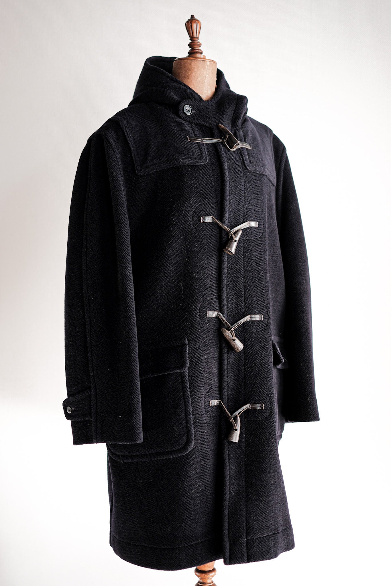 ［~90's］Old INVERTERE Wool Duffle Coat Size.42 "Moorbrook"