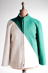 【~60's】British Vintage 2 Tone Wool Jacket "Kerr's"