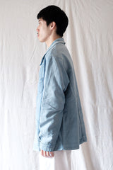 [~ 40's] แจ็คเก็ตงาน Moleskin ของ French Vintage Blue Work