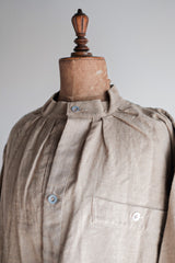 [~ 50's] กองทัพฝรั่งเศส Bourgeron โรงพยาบาล Smock Smock Military "Dead Stock"