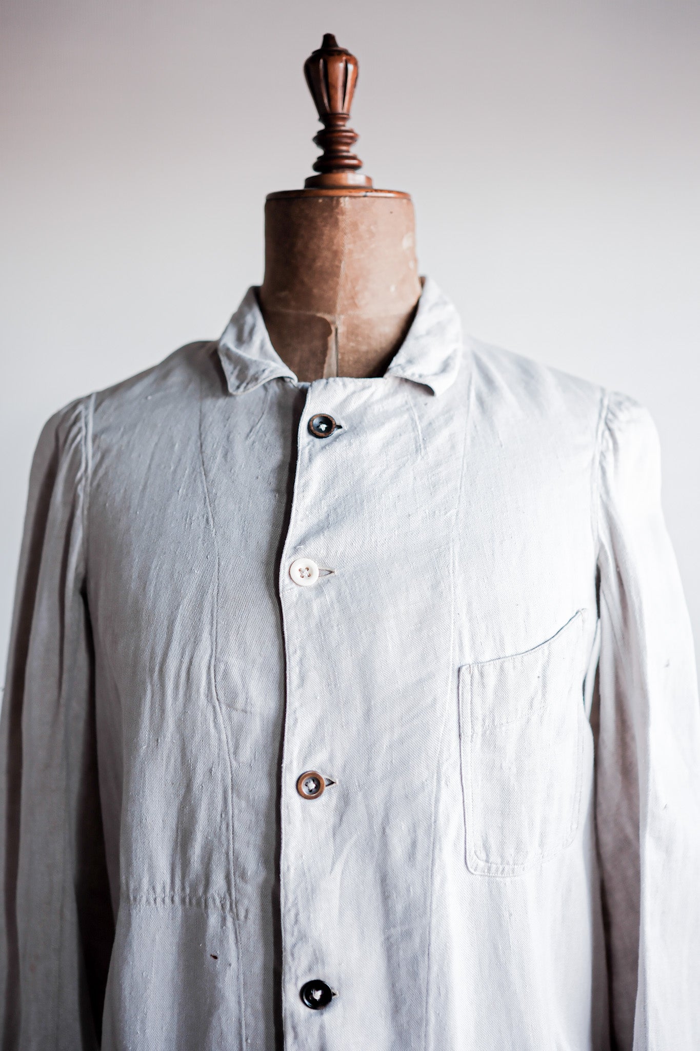 [~ 20's] French Vintage Linen Jacket 