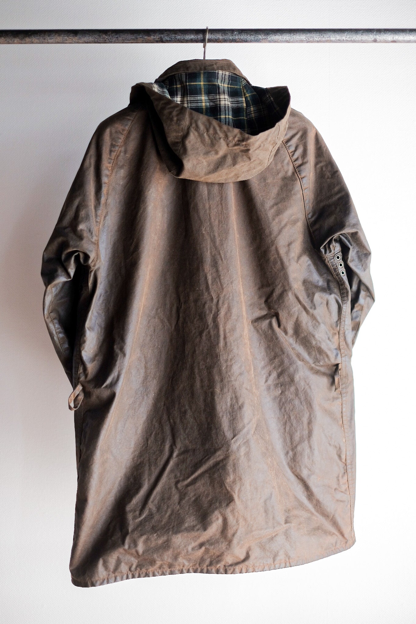 ［~80's］Vintage Barbour "SOLWAY ZIPPER" With Hood 2 Crest Size.40