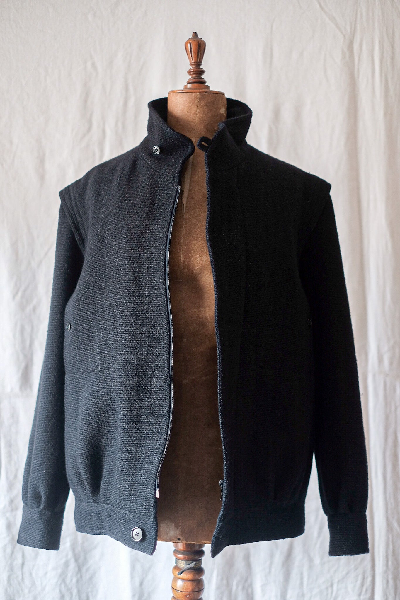 [~ 80's] French Vintage Wool Blouson