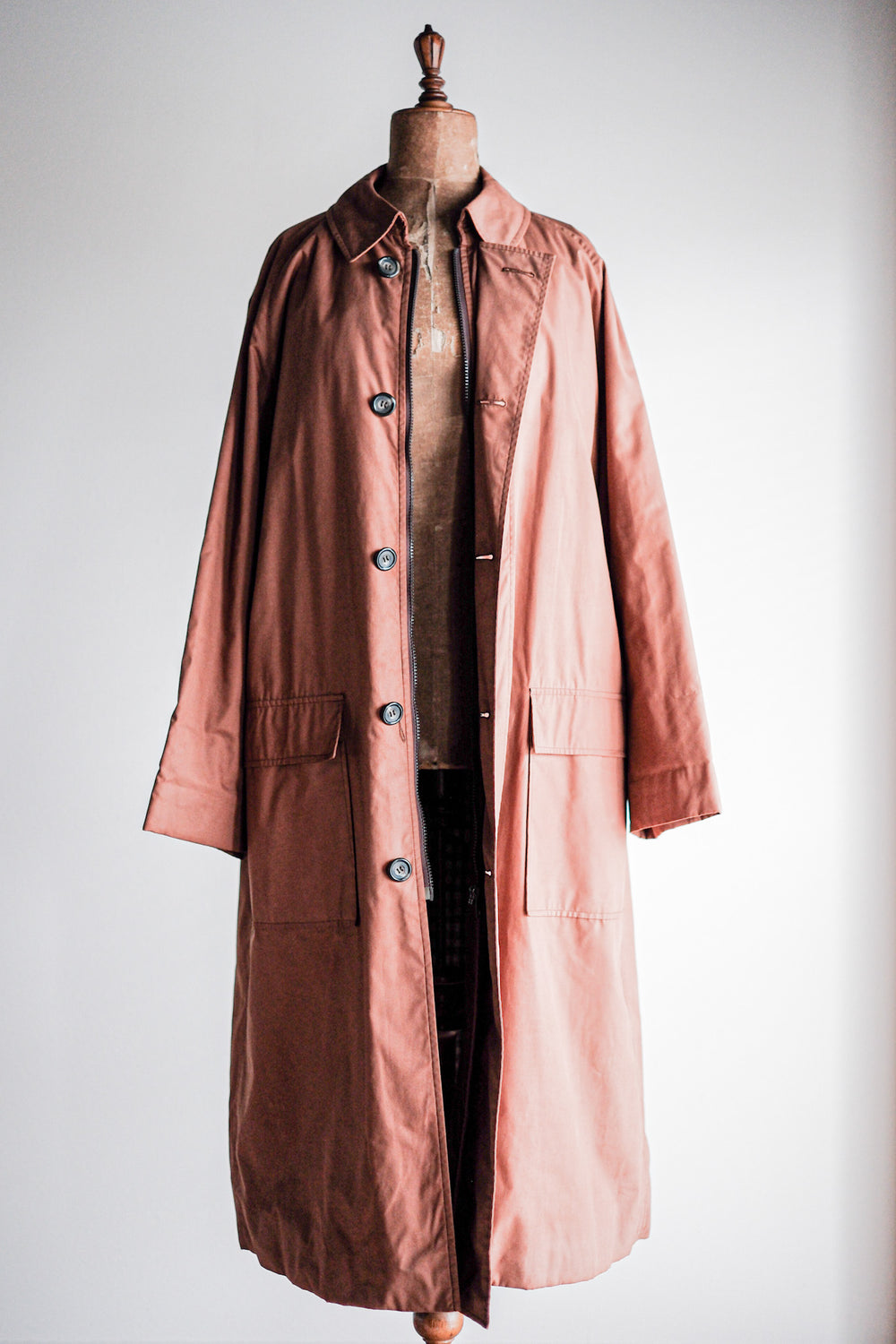 ［~80's］Vintage Aquascutum Single Raglan Soutien Collar Coat