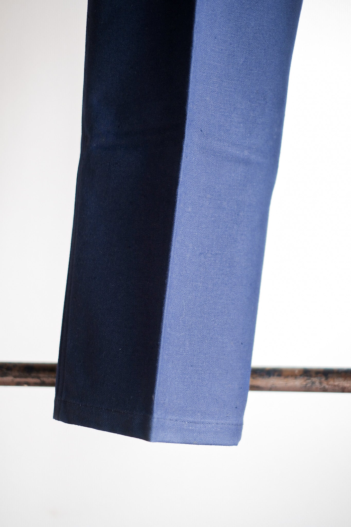 [〜40年代]法國復古藍色棉質暮色褲褲子“死庫存”