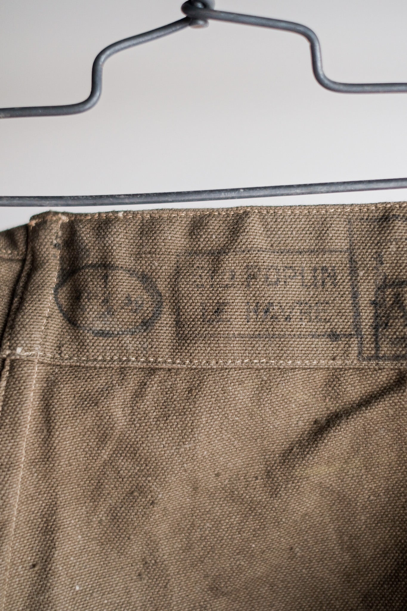 ［~30's］French Army M35 Motorcycle Pants "Cotton Linen Type" "Dead Stock"