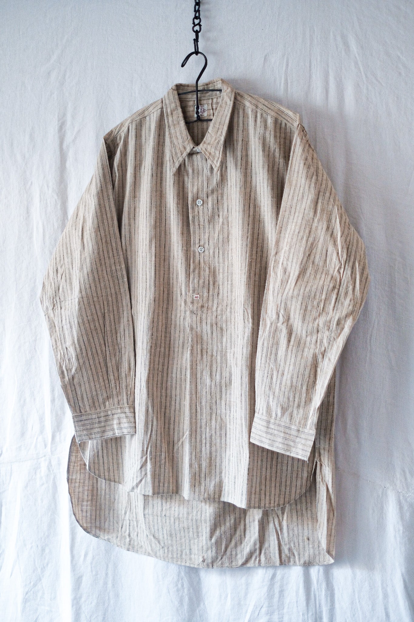 [~ 30's] chemise de grand-père vintage française "Stock Dead"