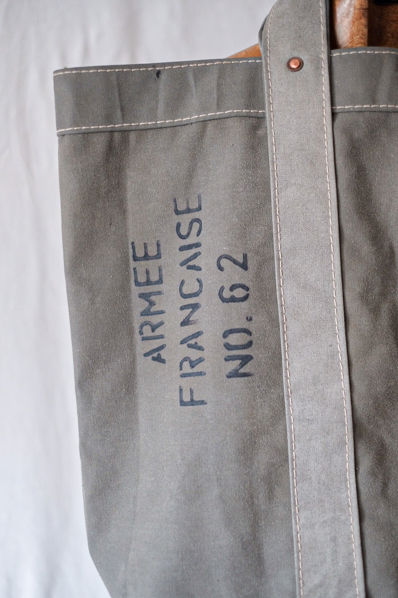 [~ 50's] French Tote Bag "Tente Tend"