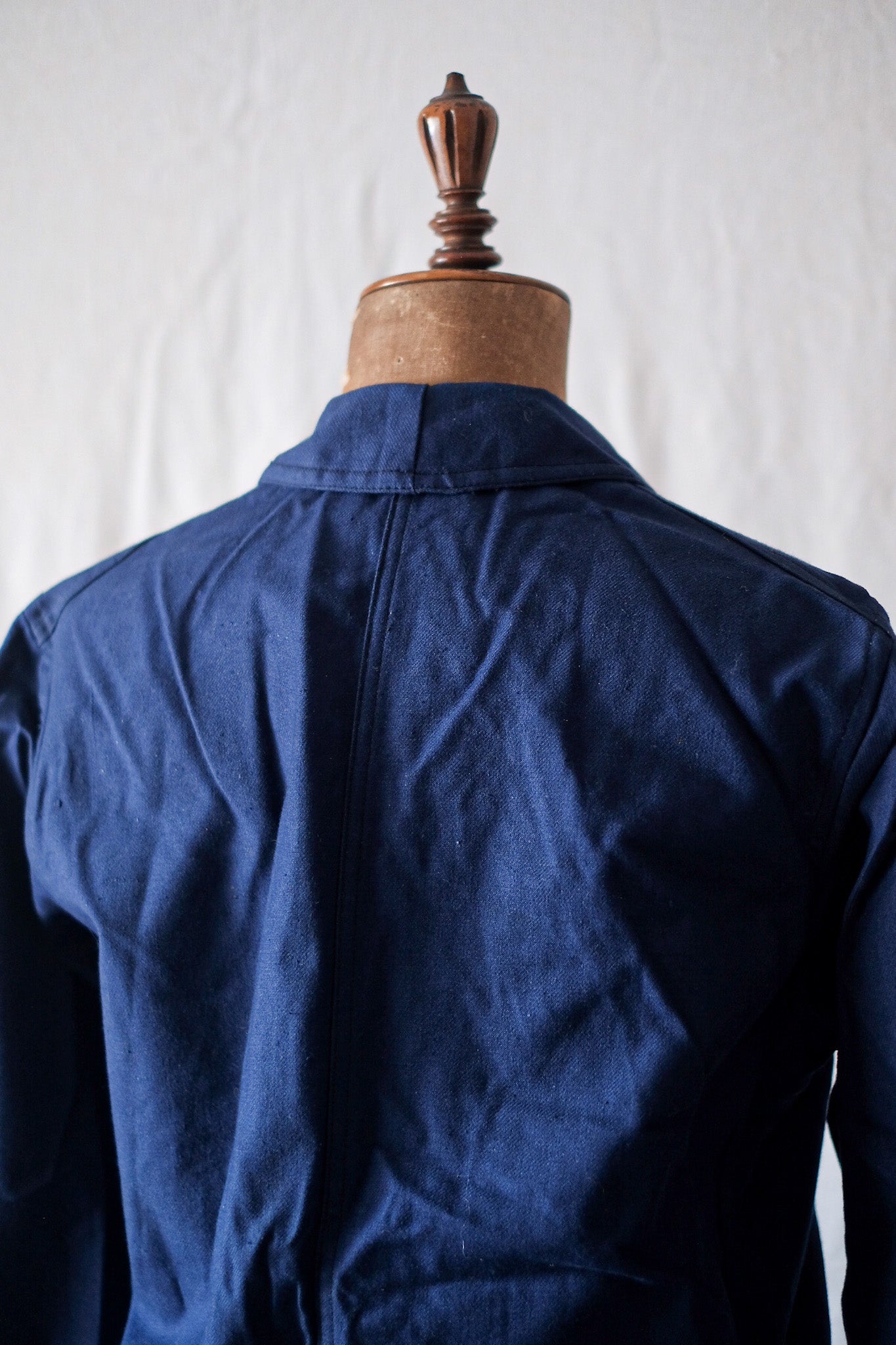 [~ 40's] Veste de travail de coton bleu vintage français