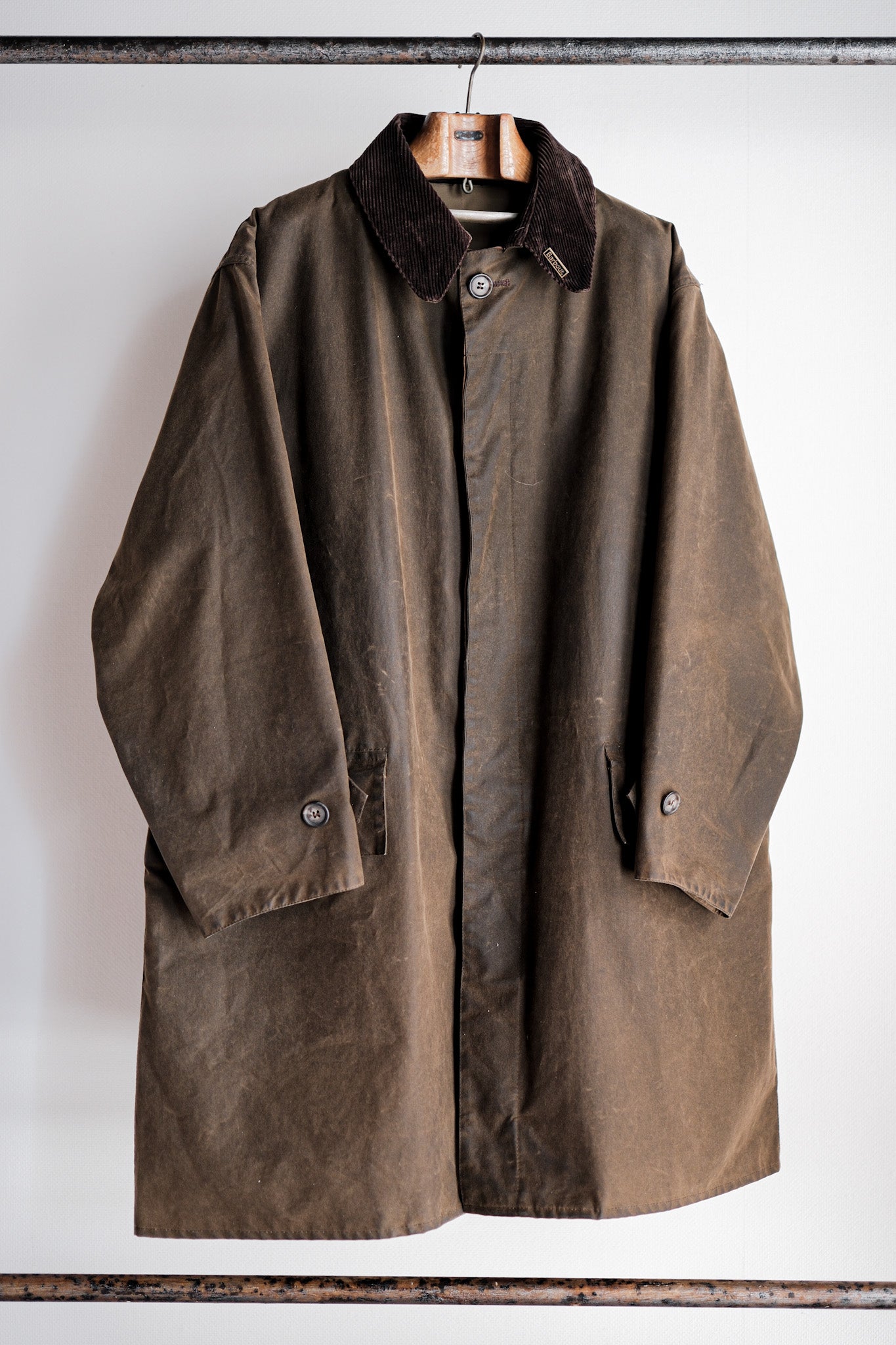 ［~90's］Vintage Barbour "ORIGINAL 3/4 COAT" 3 Crest Size.EX LARGE