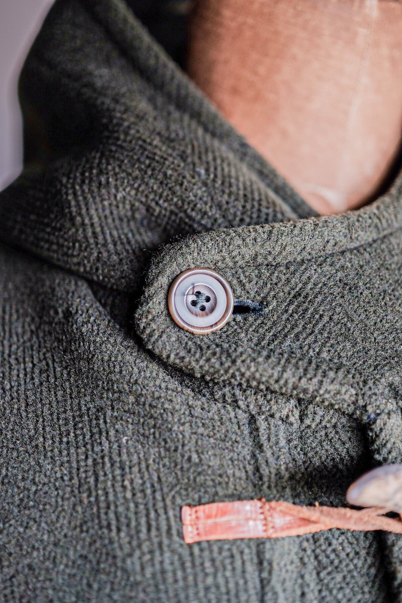 ［~90's］Old INVERTERE Wool Duffle Coat "Moorbrook"