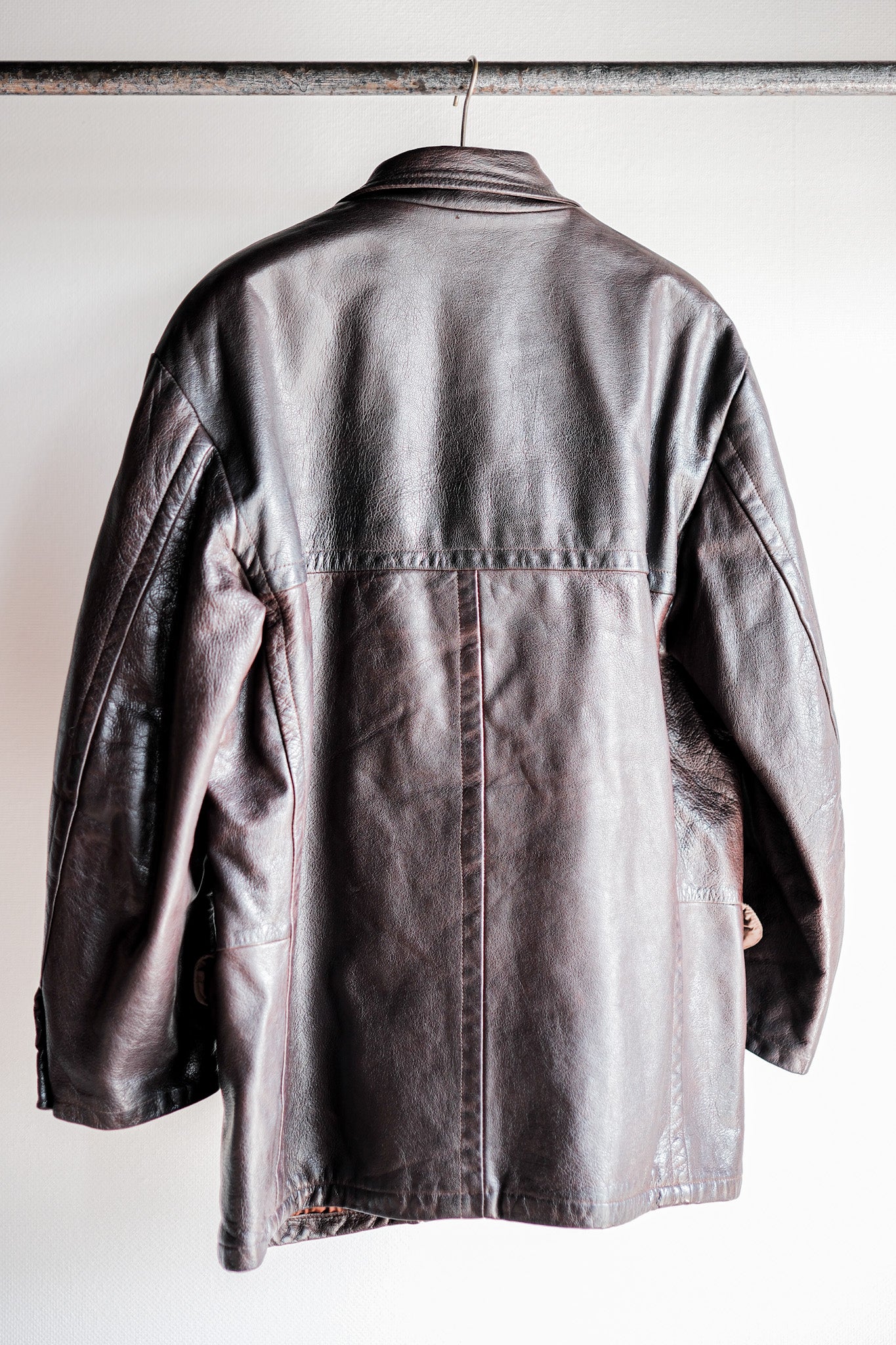 [~ 80's] Old C.P.P.Pany Leather Jacket Taille.48