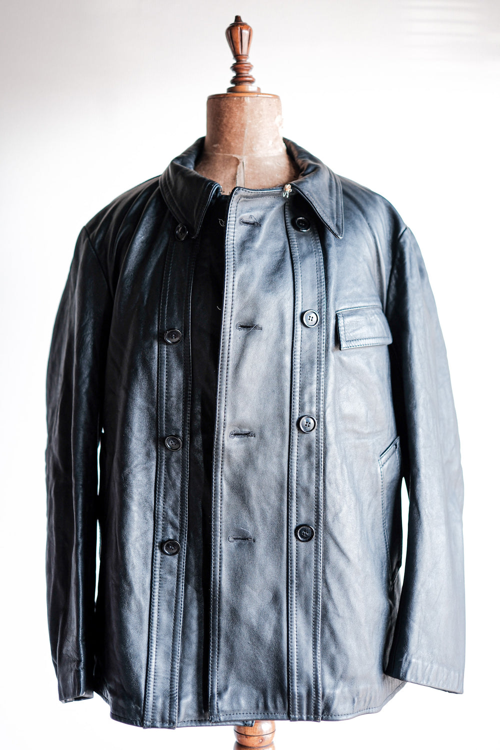【~60's】French Vintage Le Corbusier Leather Work Jacket