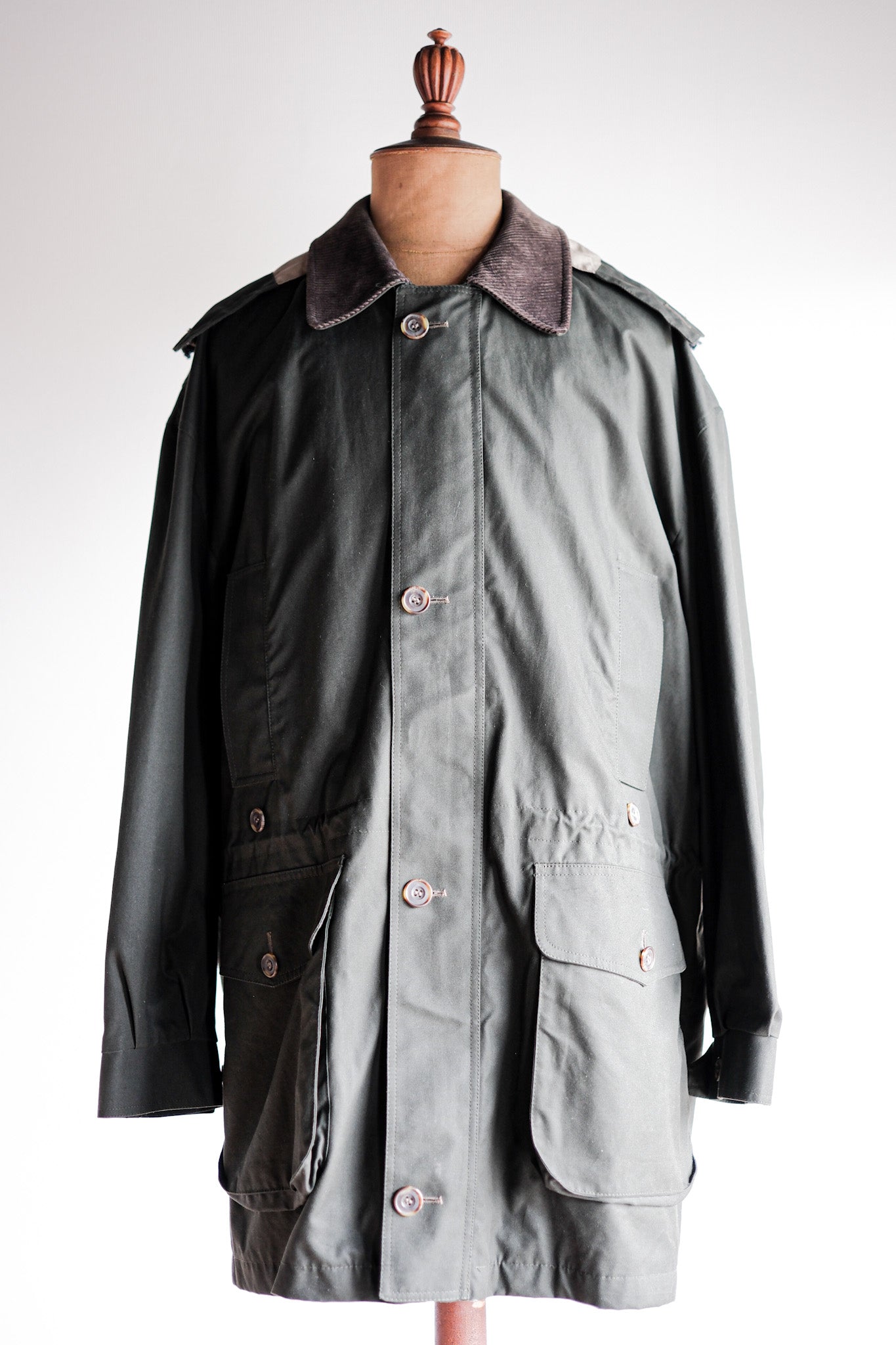 【~90's】Vintage Barbour "ENDURANCE" 3 Crest Size.44 “Dead Stock”