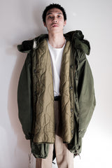 [~ 80's] สหรัฐอเมริกา M-65 Fishtail Parka size.marge "เต็มชุด"