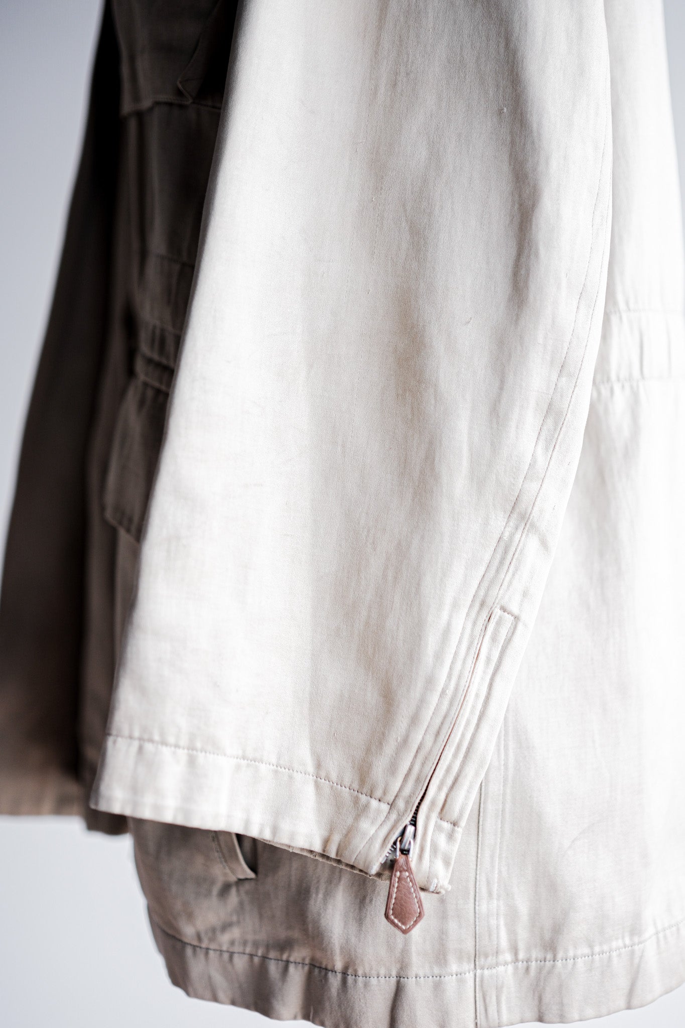 ［~00's］Old Hermès Paris Linen Jacket by Martin Margiela Size.42