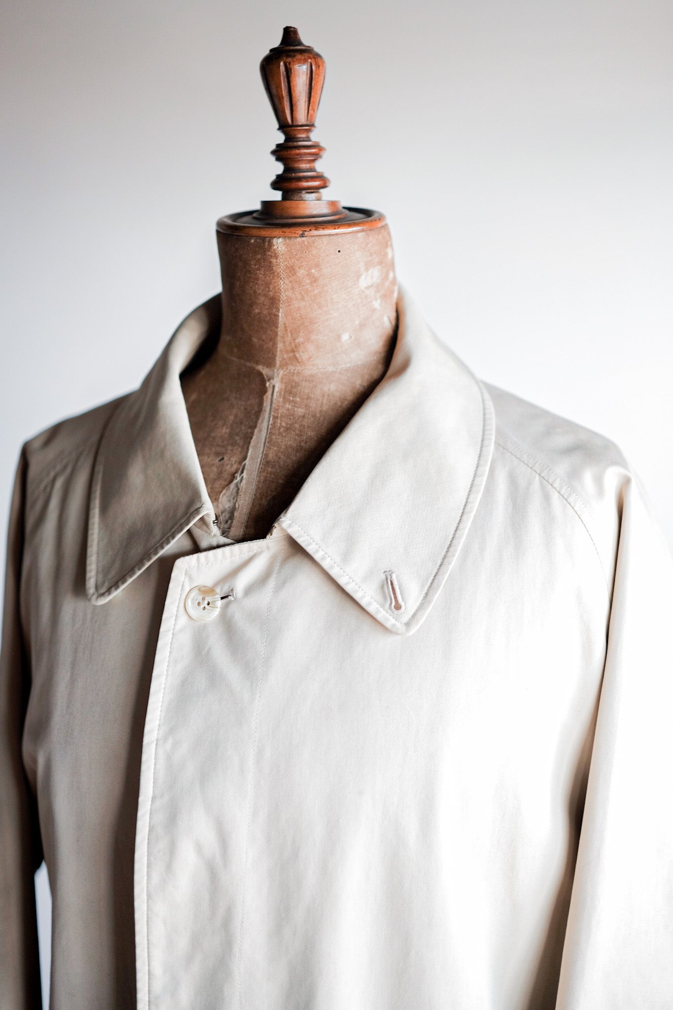 ［~70's］Vintage Burberry's Single Raglan Balmacaan Coat C100 Size.52REG