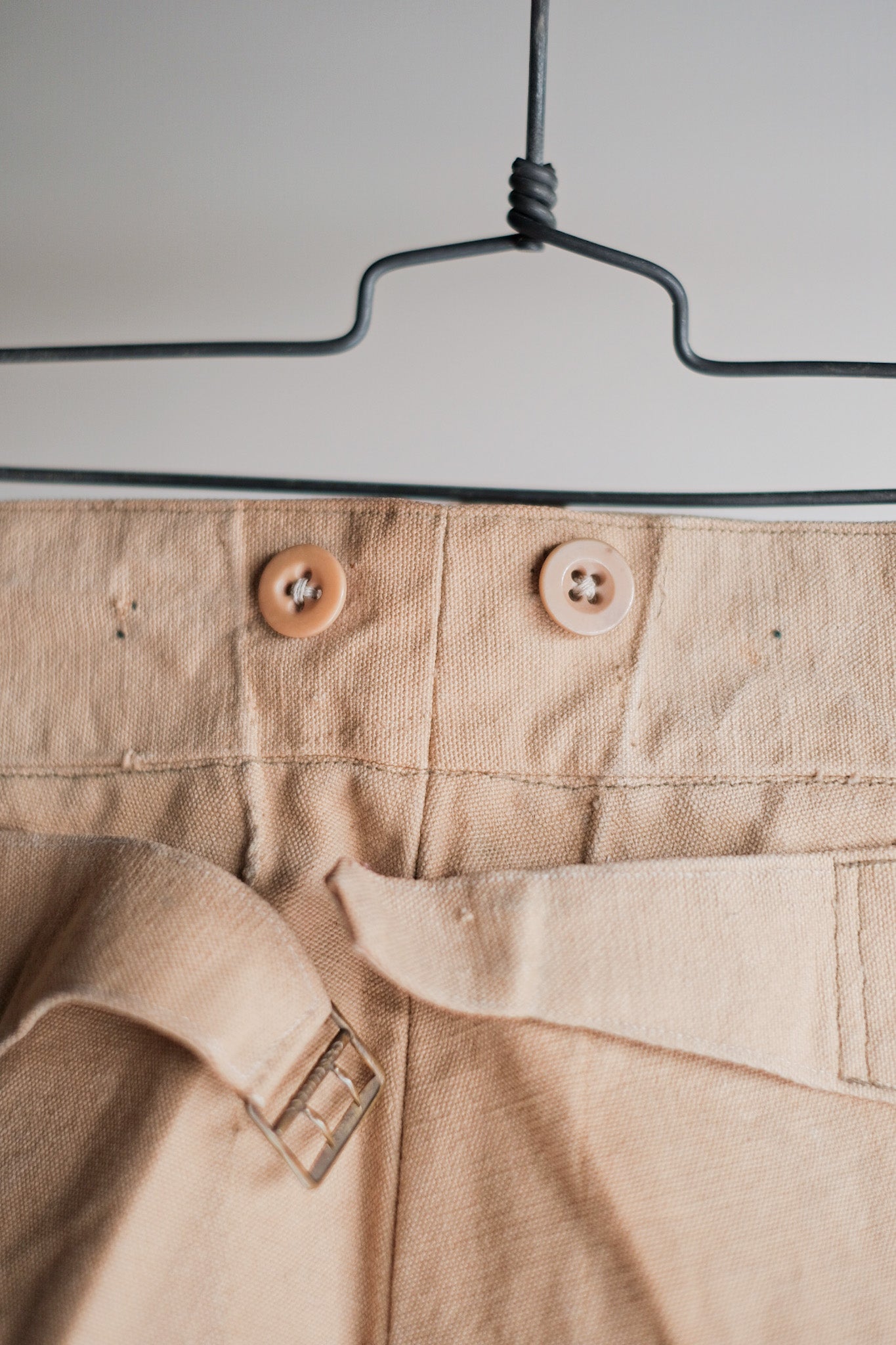 ［~30's］French Vintage Cotton Canvas Work Pants