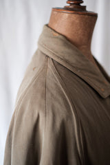 [~ 10's] เสื้อคลุมล่าสัตว์ผ้าขนสัตว์โบราณของฝรั่งเศส