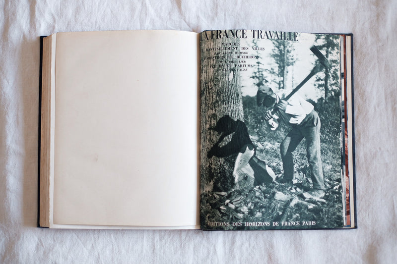 [~ 30's] French Vintage "La France Travaille" ⅰ & ⅱตั้งค่า