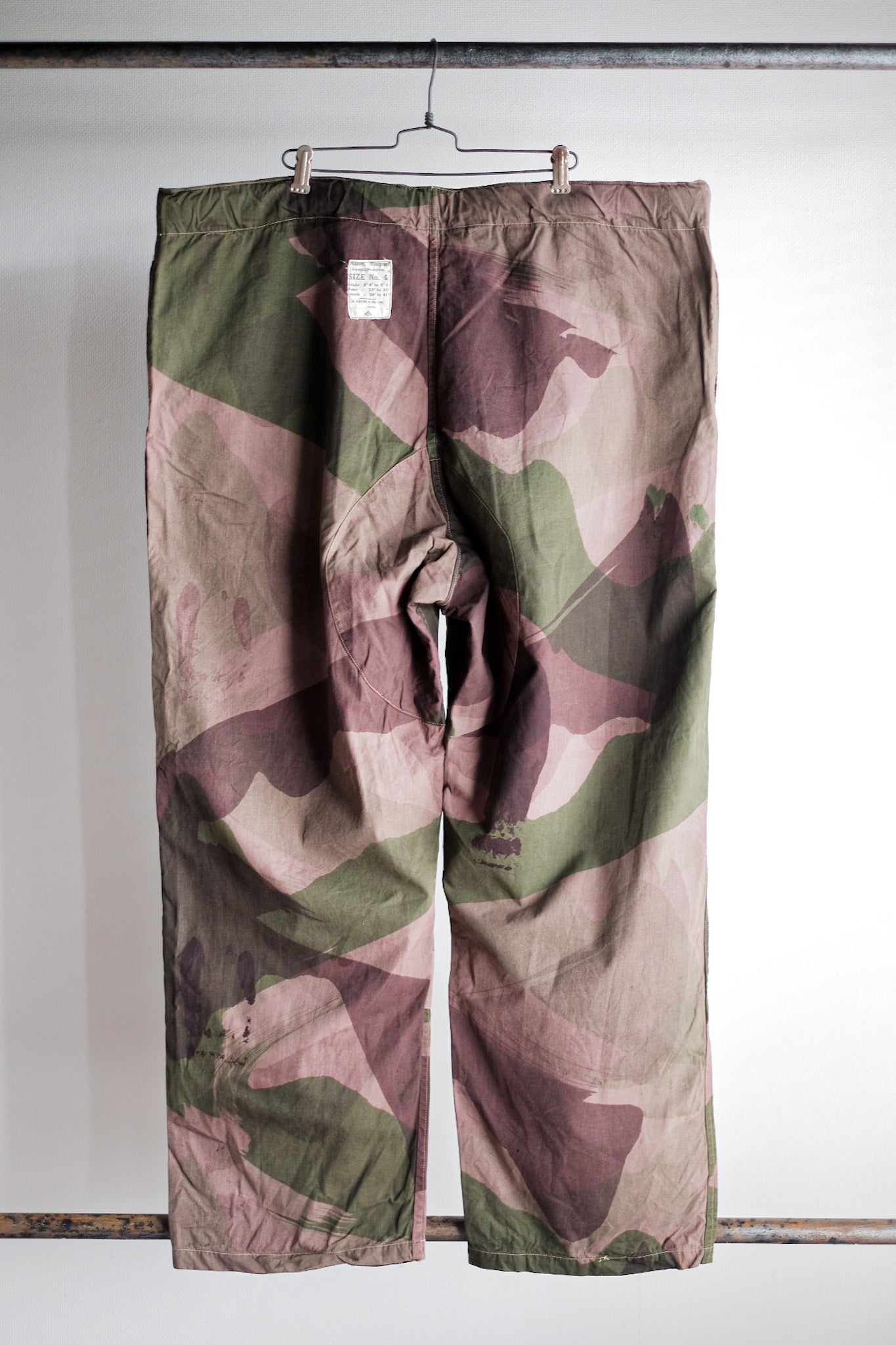 [〜40年代]英國陸軍SAS偽裝的防風褲。