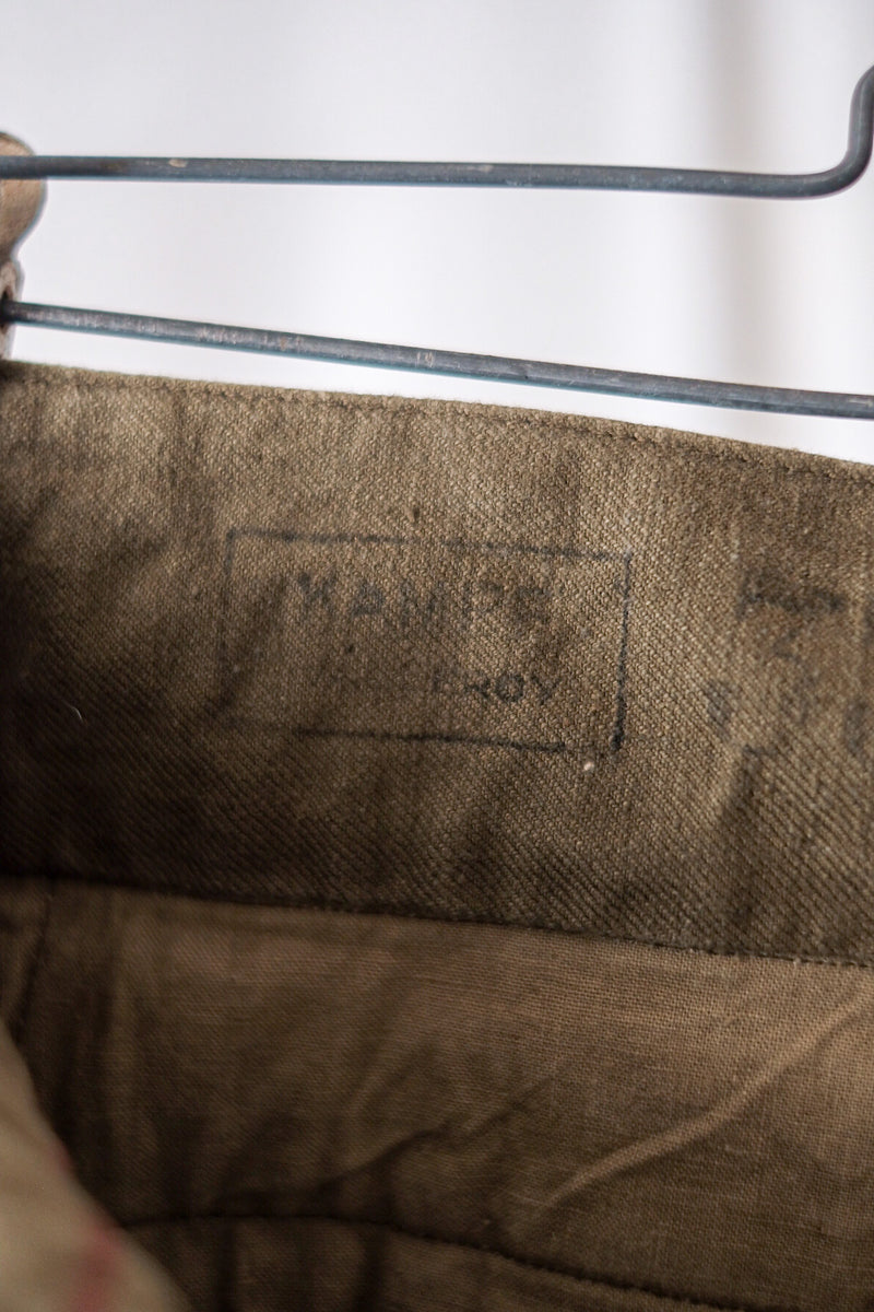 【~50's】French Army M47 Field Trousers Size.33