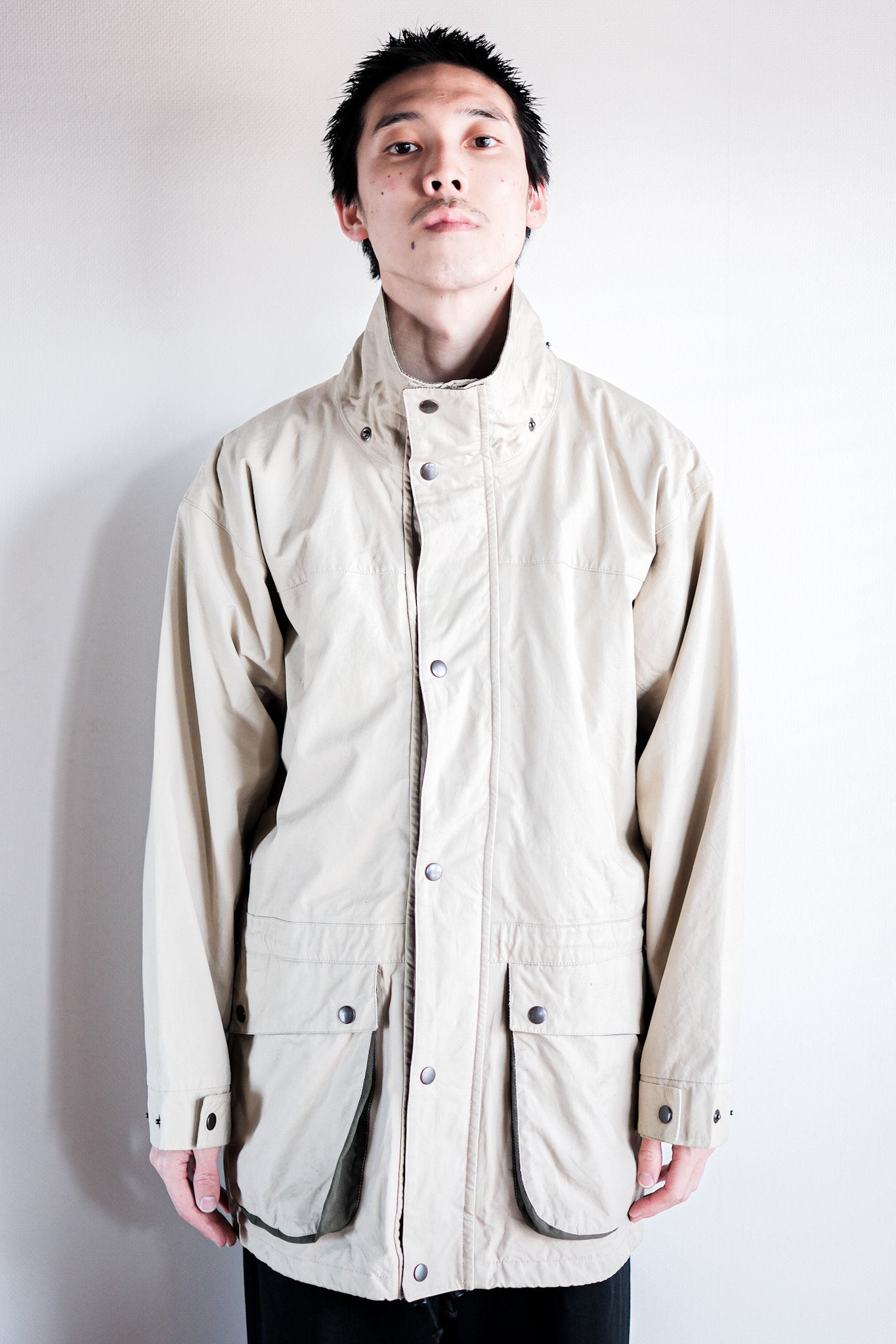 【~90's】British Vintage Ventile Jacket Size.S "KOTTE"