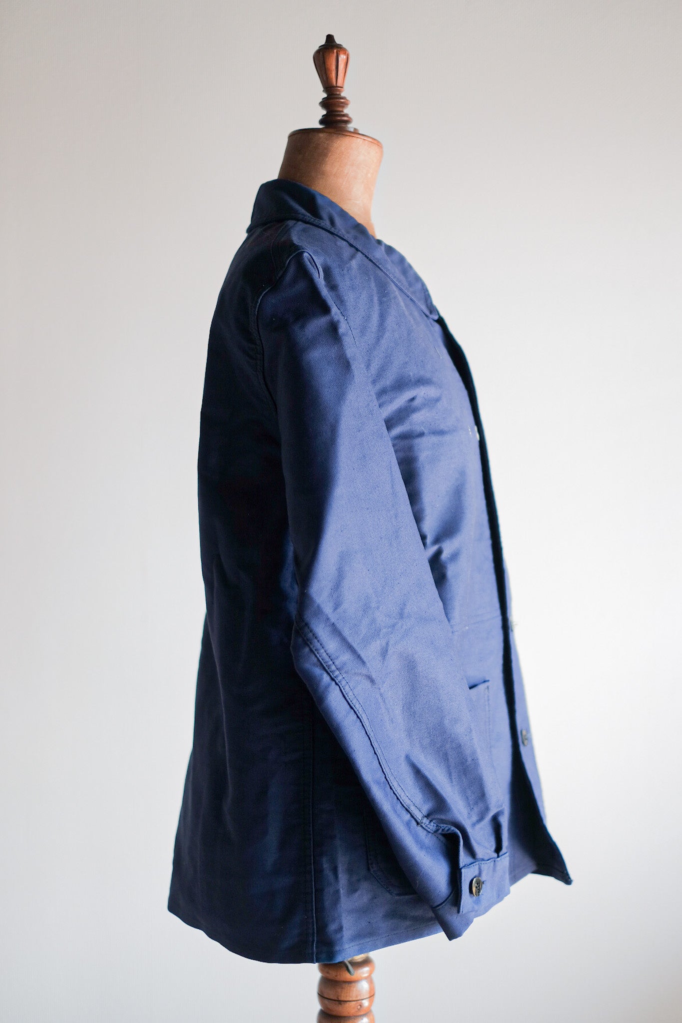 ［~50's］French Vintage Blue Moleskin Work Jacket "Dead Stock"