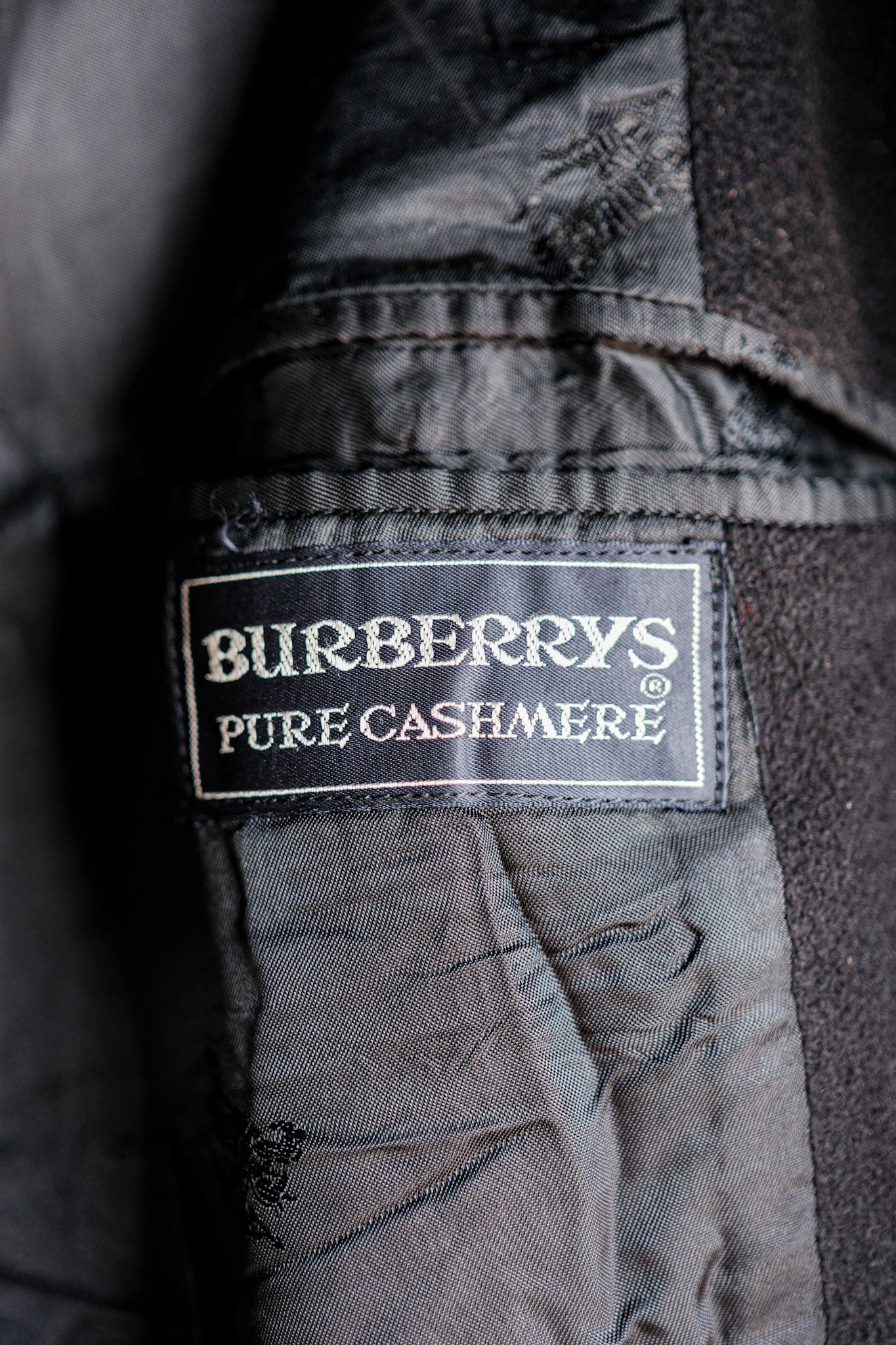 ［~90's］Vintage Burberry's Single Raglan Balmacaan Coat Size.60RX "PURE CASHMERE"