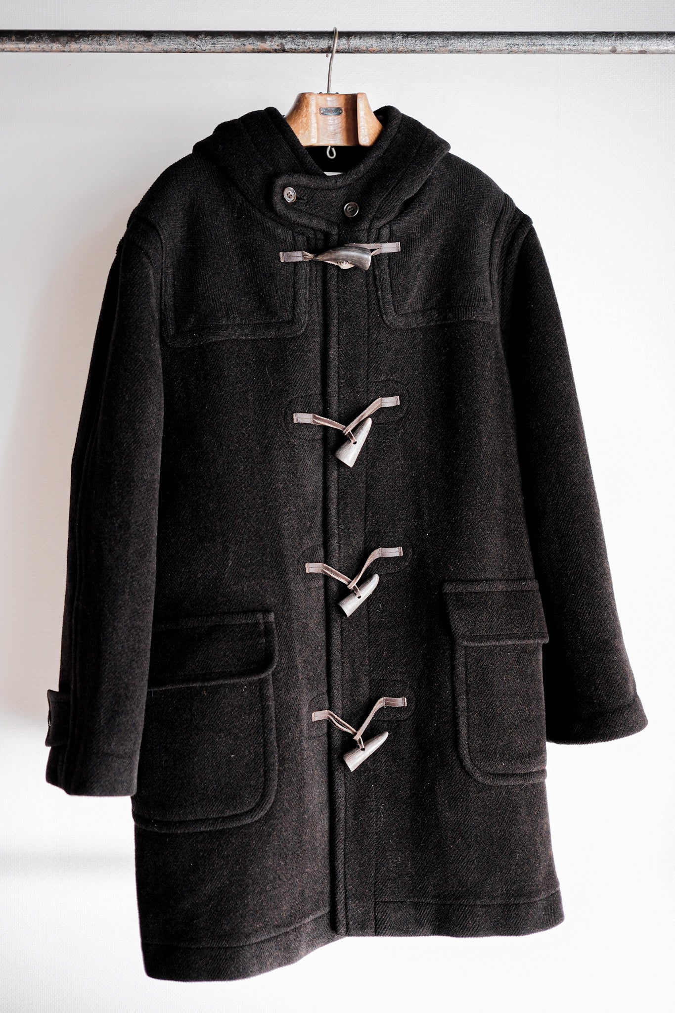 90's] Old Invertere Wool Duffle Coat 