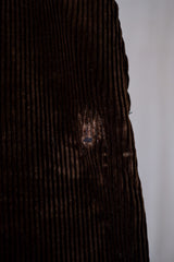 【~30's】French Vintage Brown Corduroy Work Pants "CREPIER"
