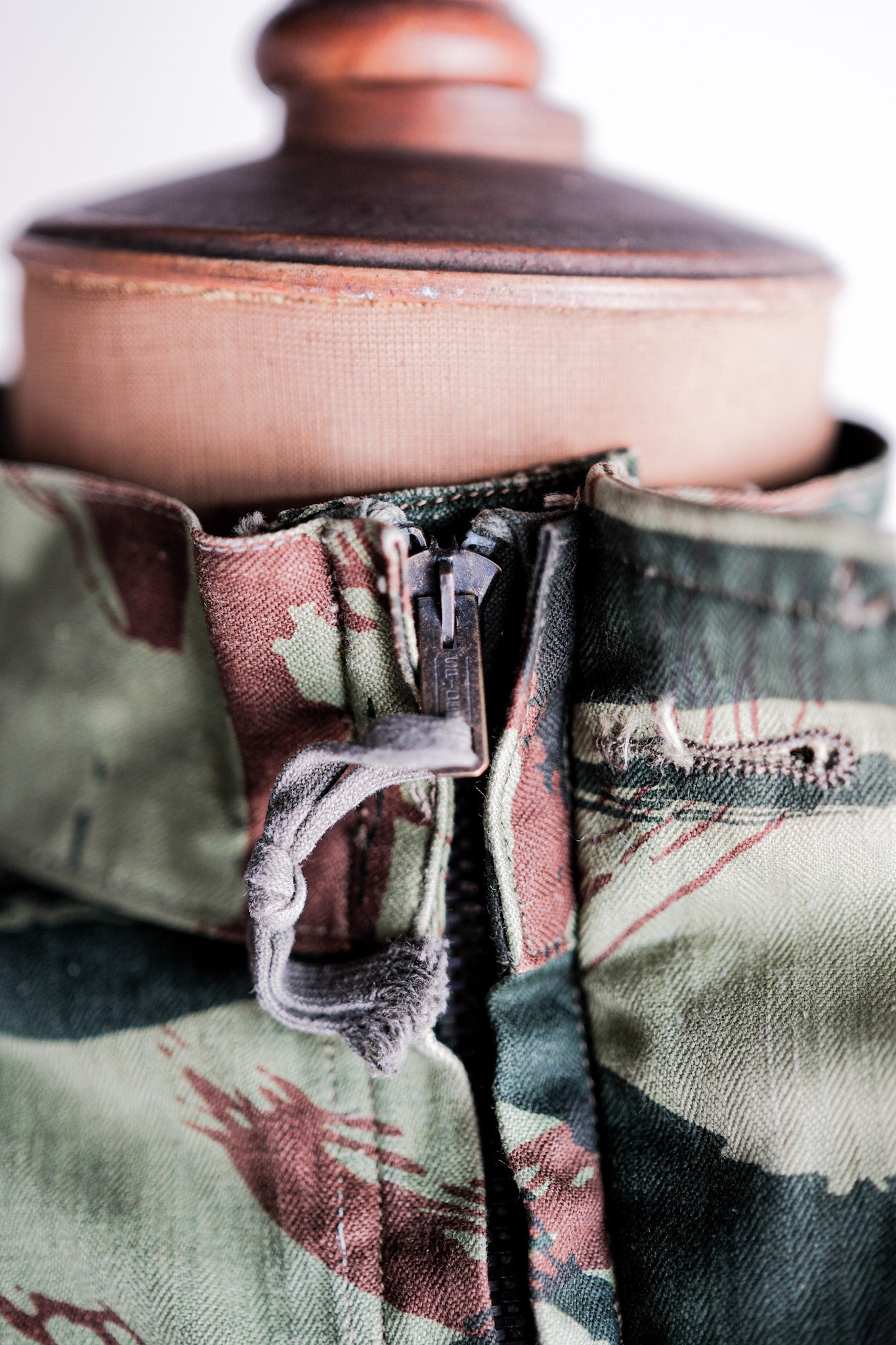 [~ 60 년대] 프랑스 군대 tap47/56 도마뱀 카모 낙하산 재킷