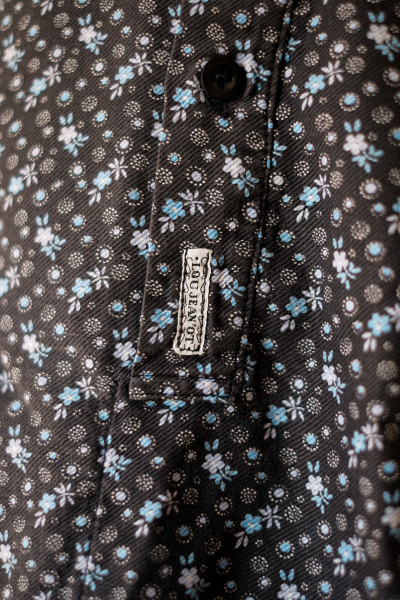 [~ 50's] French Vintage Floral Cotton Smock "Biaude"