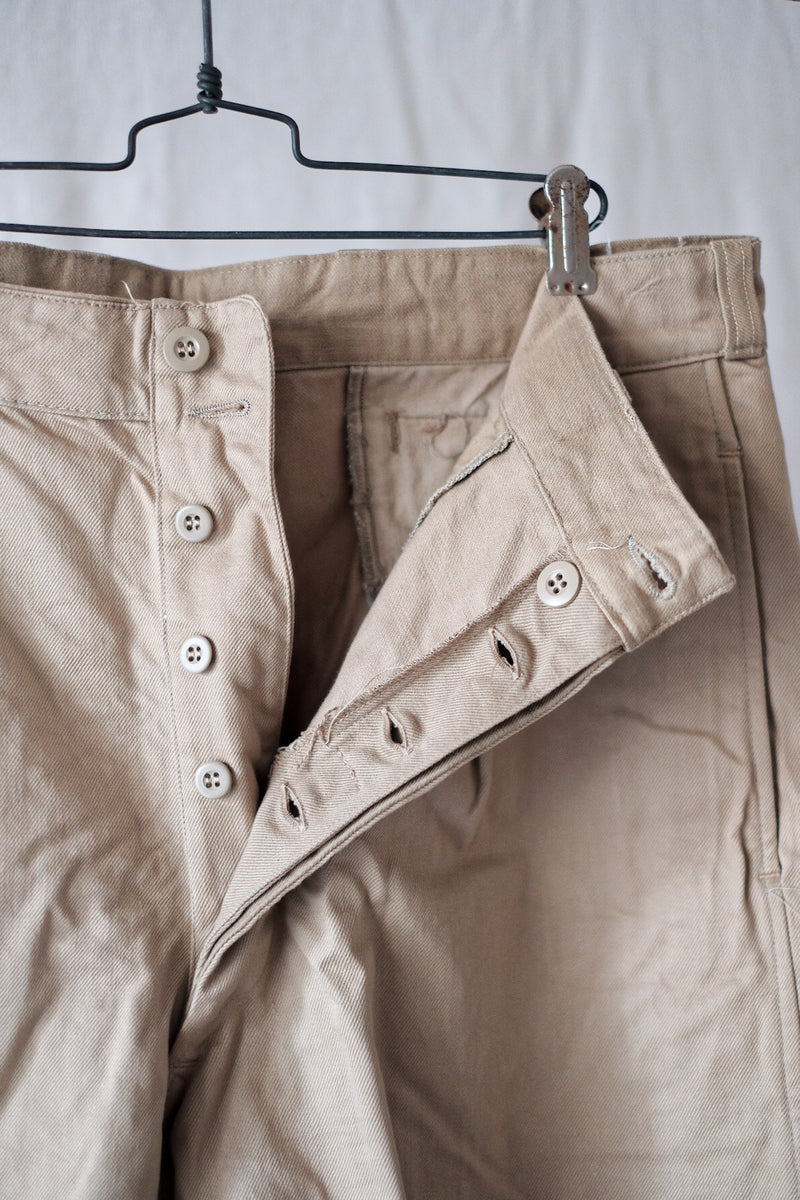 【~60's】French Army M52 Chino Shorts Size.5