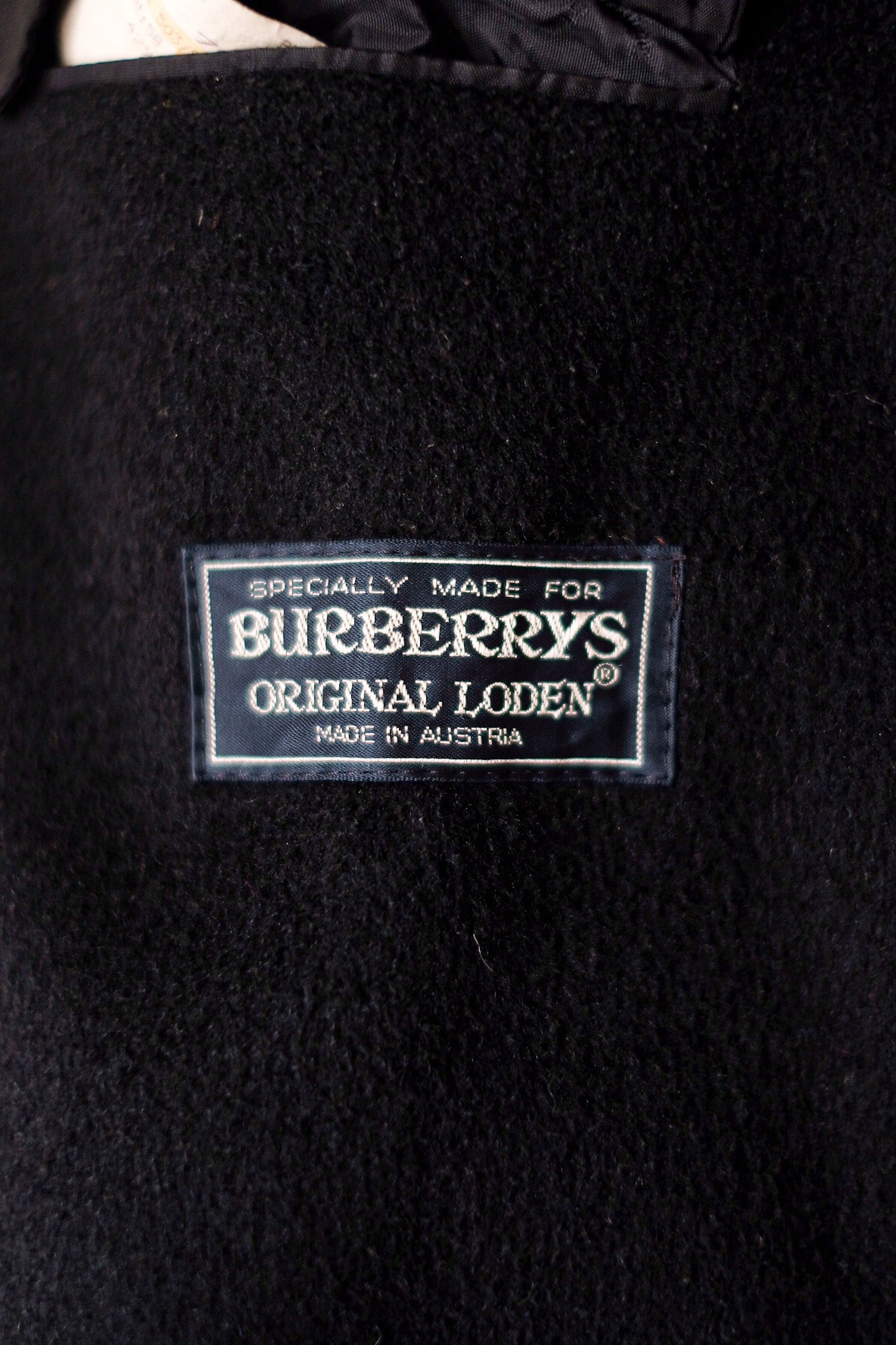 Burberry's original loden sale