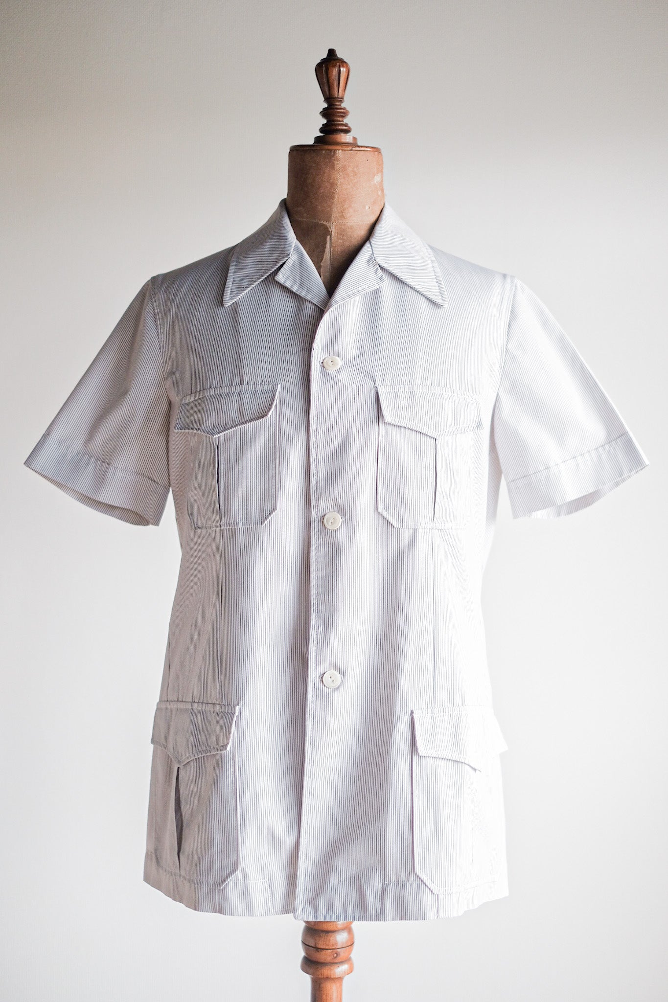 ［~60's］French Vintage S/S Cotton Shirt