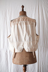 [~ 30's] French Vintage Cotton Gilet