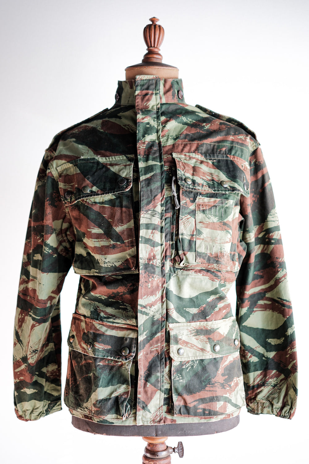【~60's】French Army TAP47/56 Lizard Camo Paratrooper Jacket
