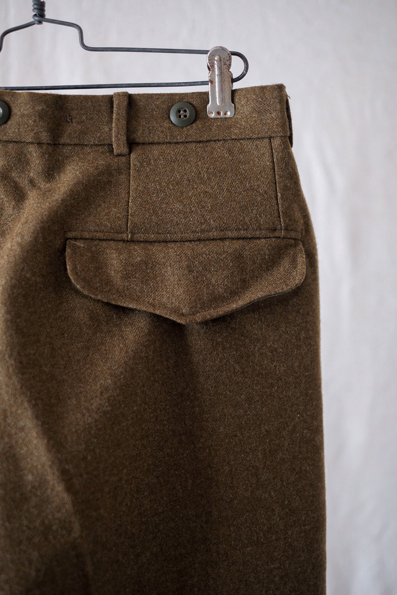 [〜90年代]澳大利亞軍隊羊毛長褲尺寸。76S